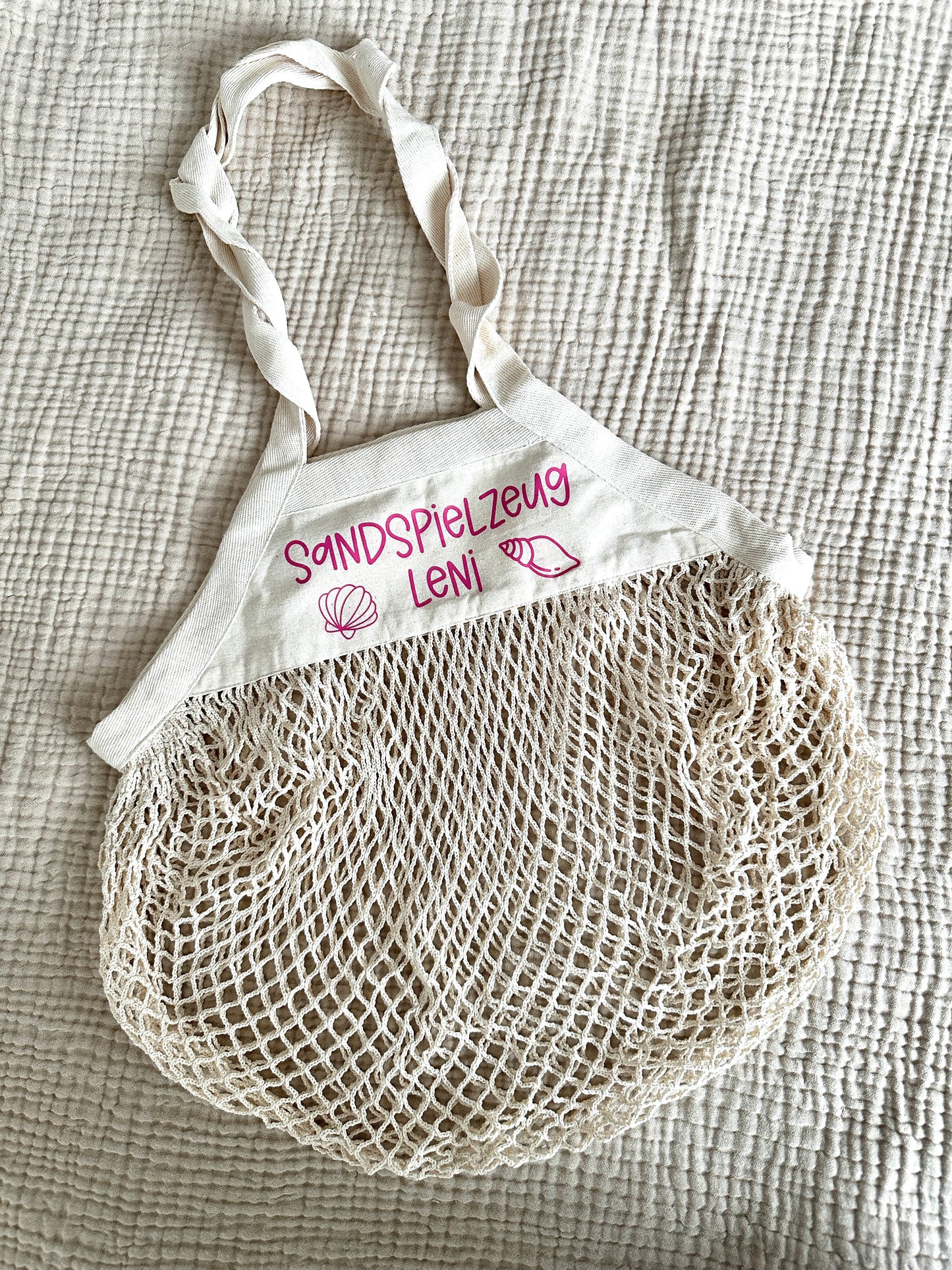 Sandspielzeug Netztasche